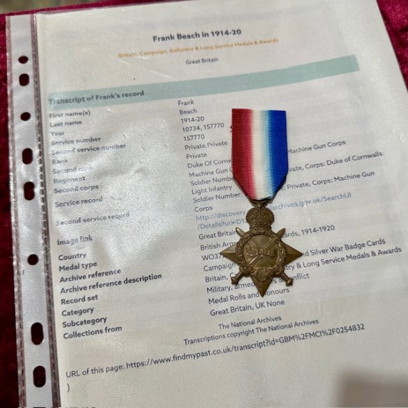 WW1 Star Medal 26